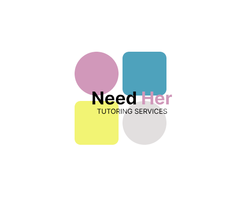 image of the Need Her tutoring services website